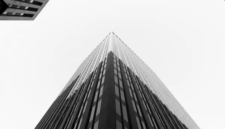 low-angle photography of concrete building