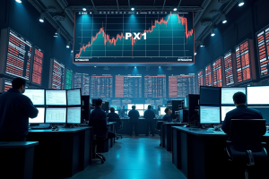 Graphique illustrant la performance de l'IndexEuro PX1 à la Bourse de Paris